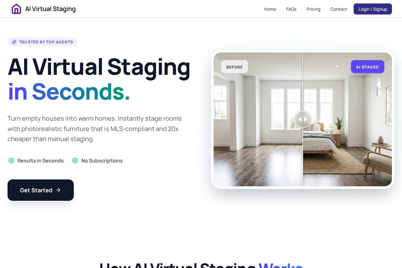AI Virtual Staging